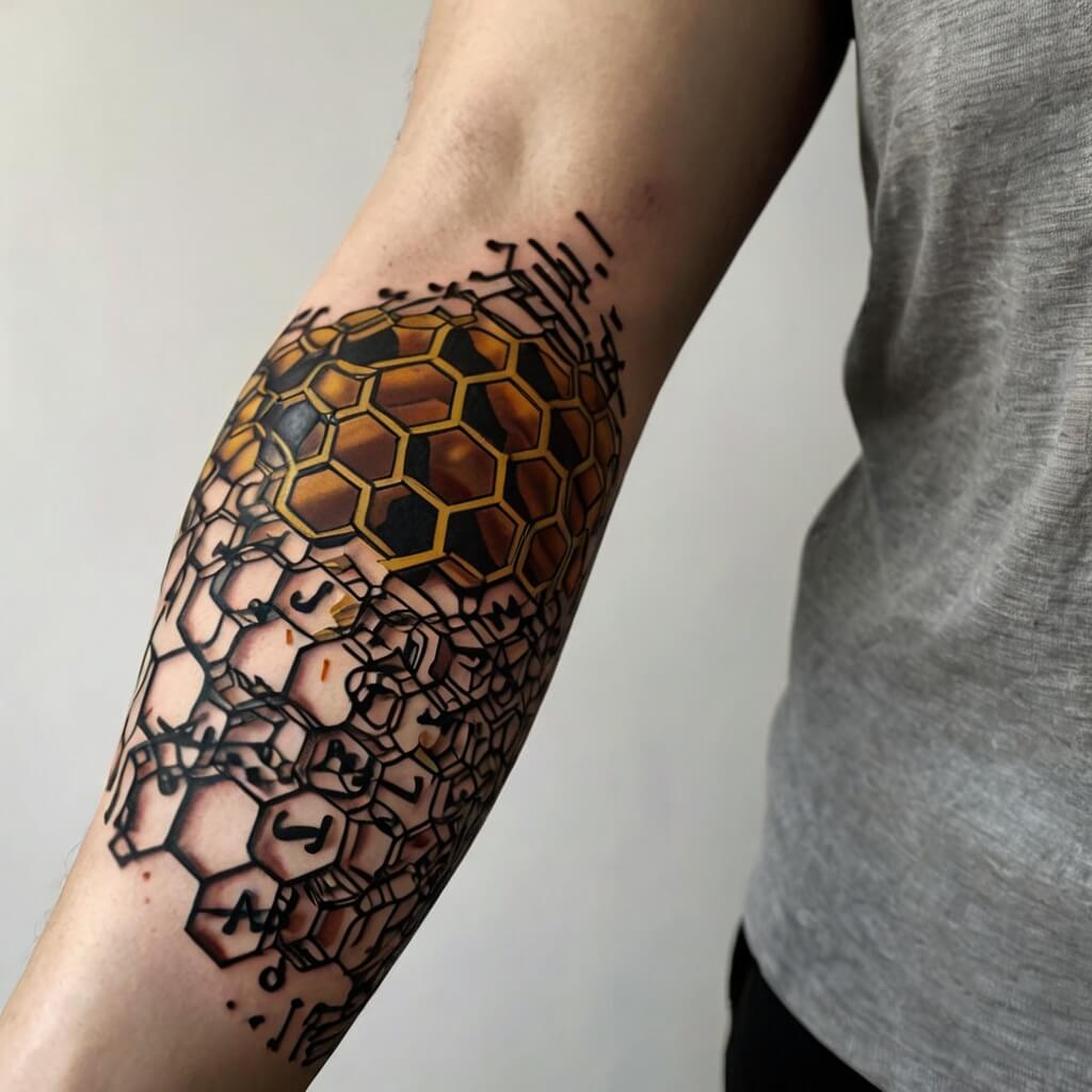 honeycomb tattoos (59)