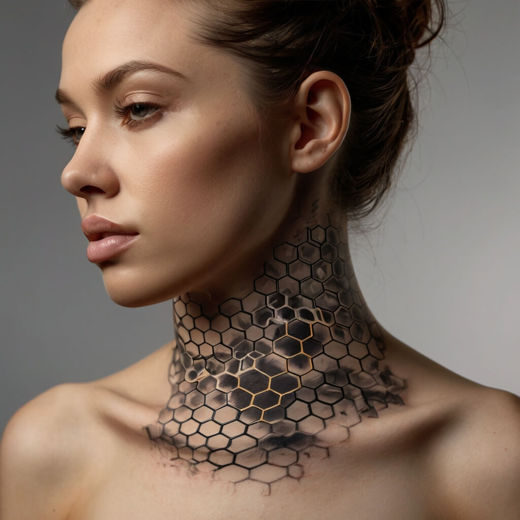 honeycomb tattoos (65)