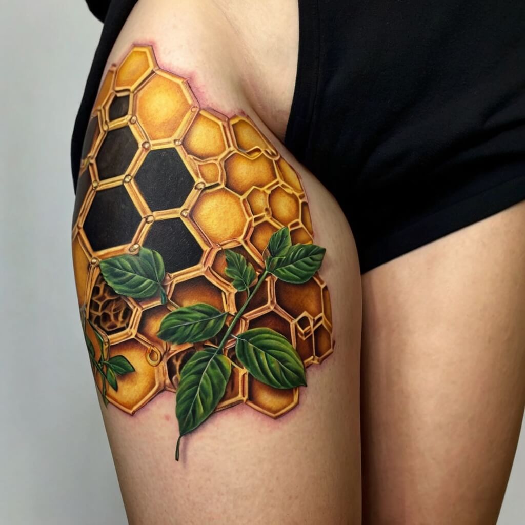 honeycomb tattoos (66)