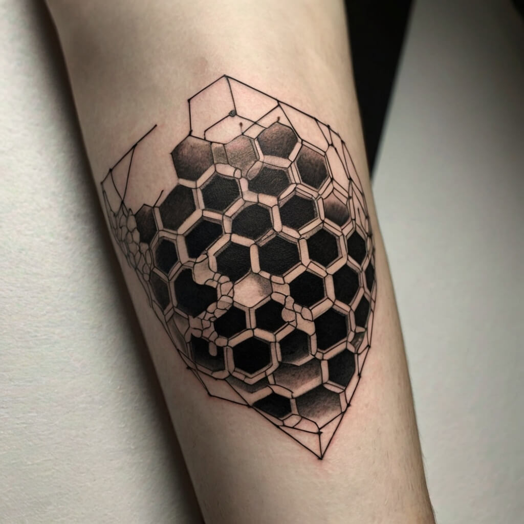 honeycomb tattoos (7)