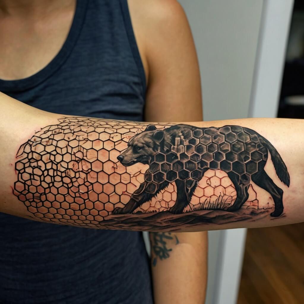 honeycomb tattoos (71)