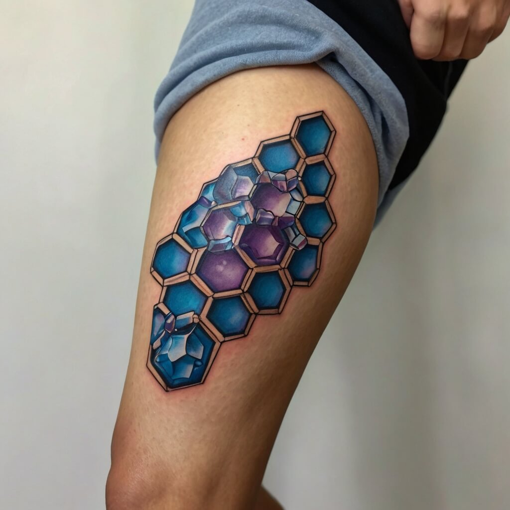 honeycomb tattoos (76)