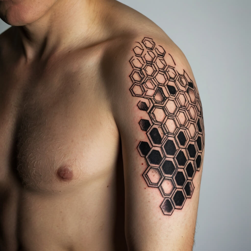 honeycomb tattoos (8)