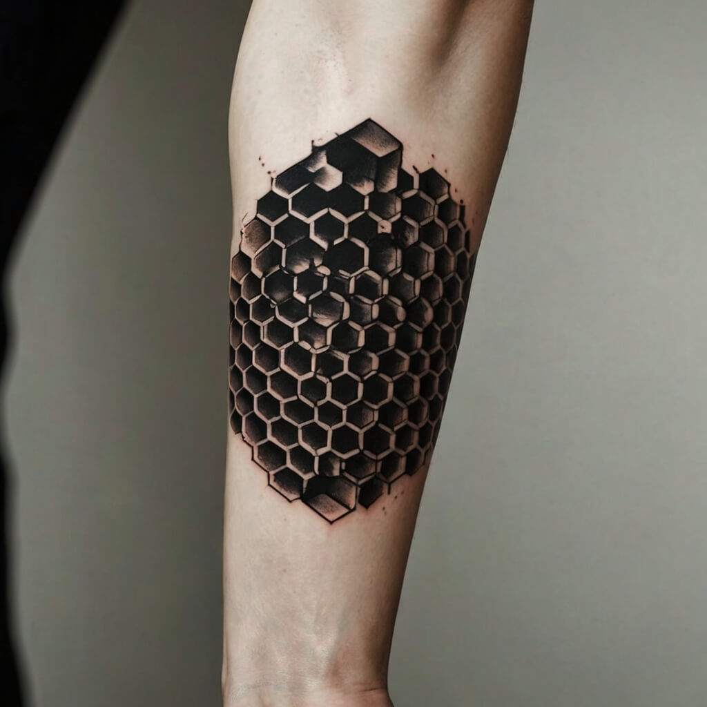 honeycomb tattoos (84)