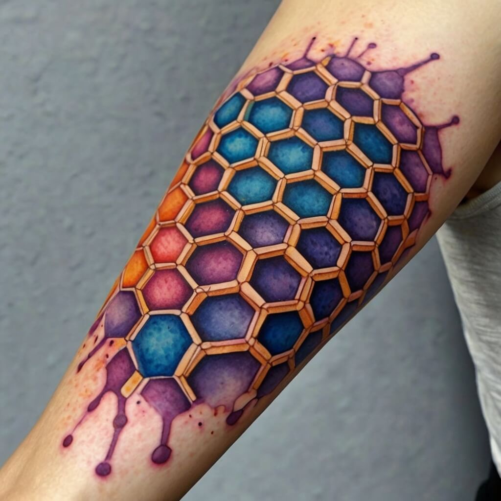 honeycomb tattoos (86)