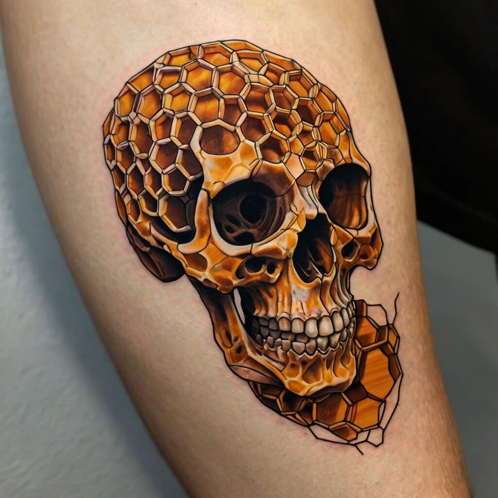 honeycomb tattoos (87)