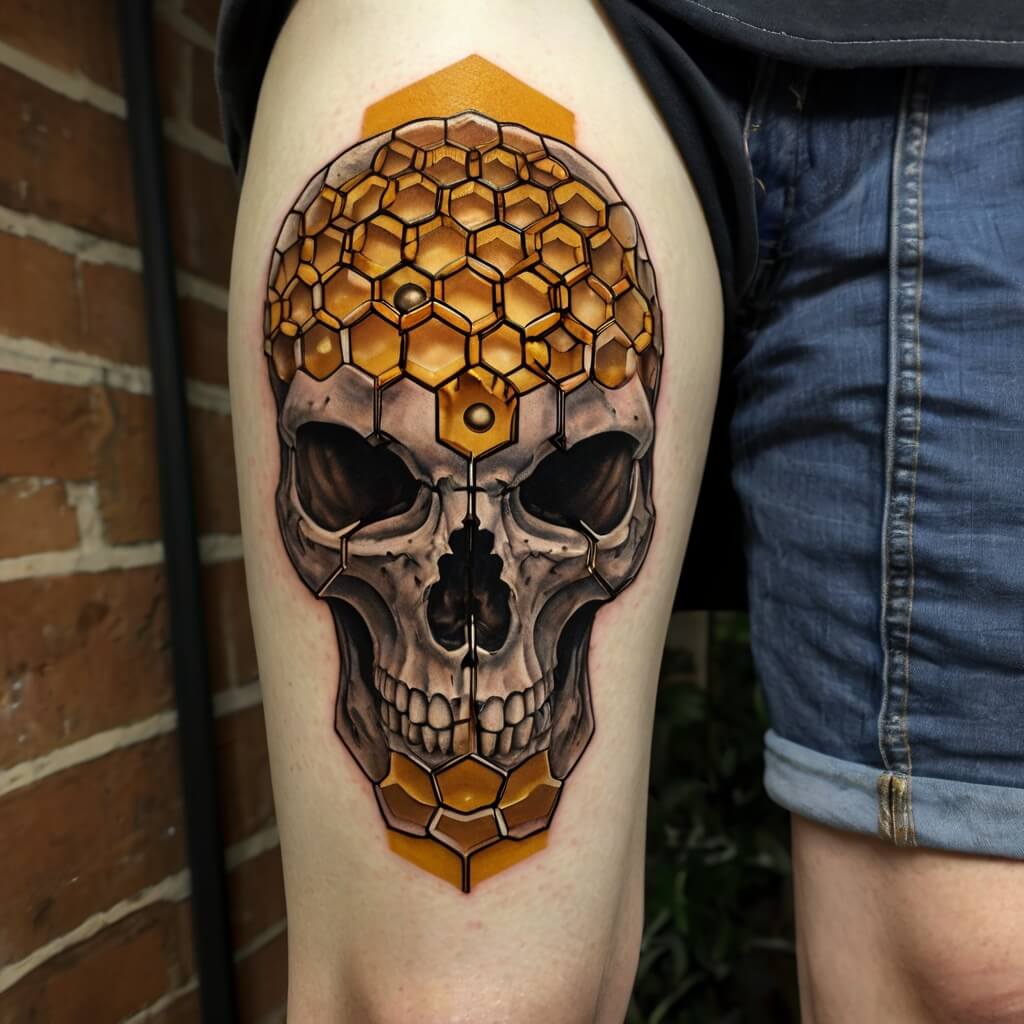 honeycomb tattoos (89)