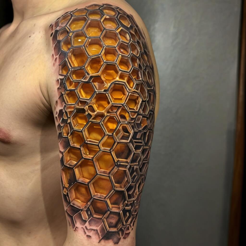 honeycomb tattoos (91)