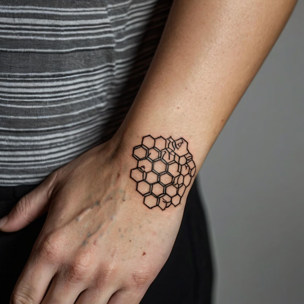 honeycomb tattoos (95)