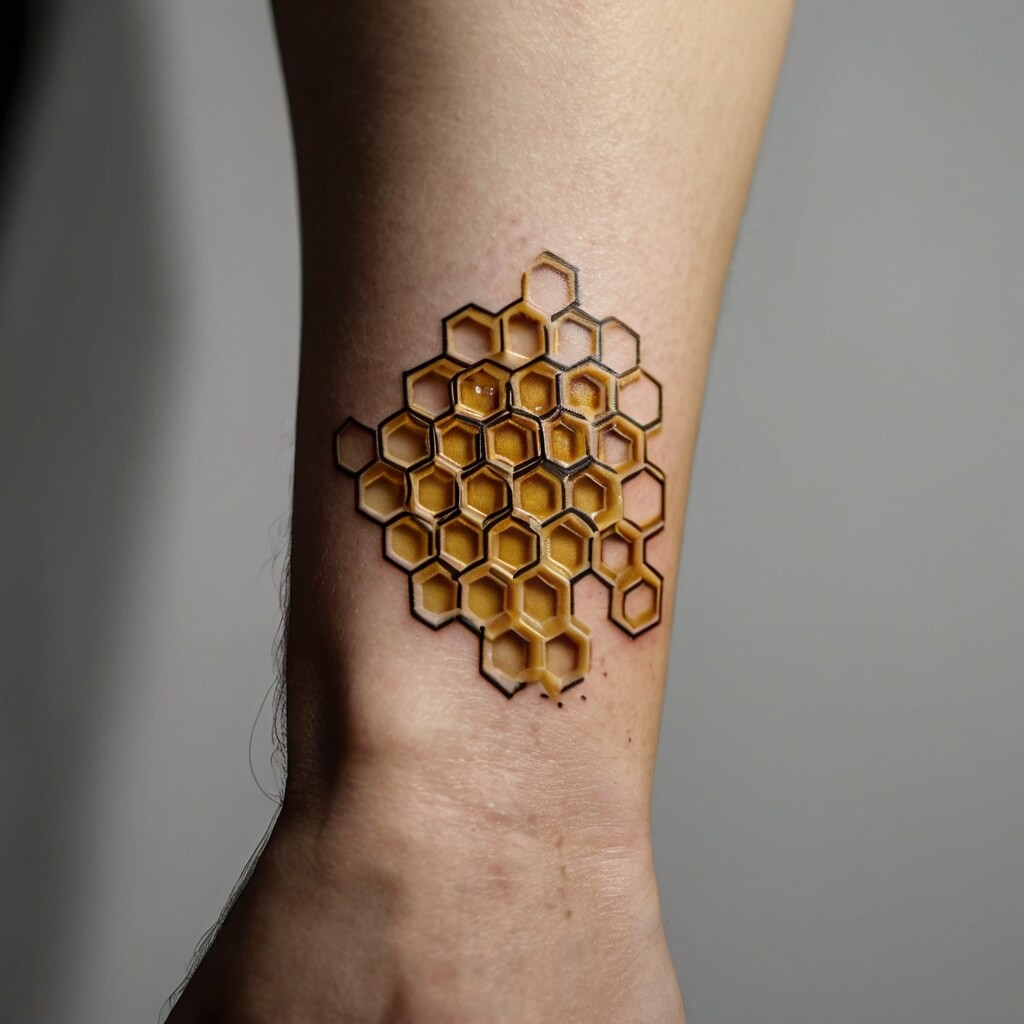 honeycomb tattoos (96)