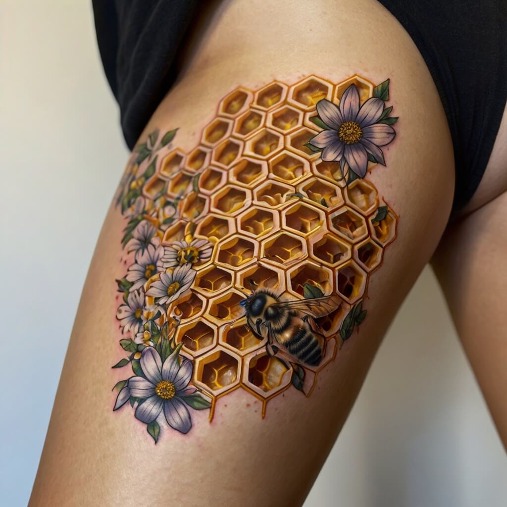 honeycomb tattoos (99)