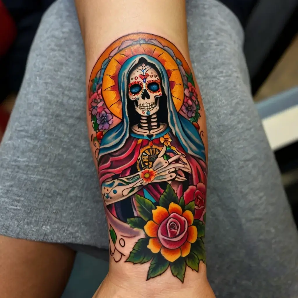 la santa muerte tattoos (10)