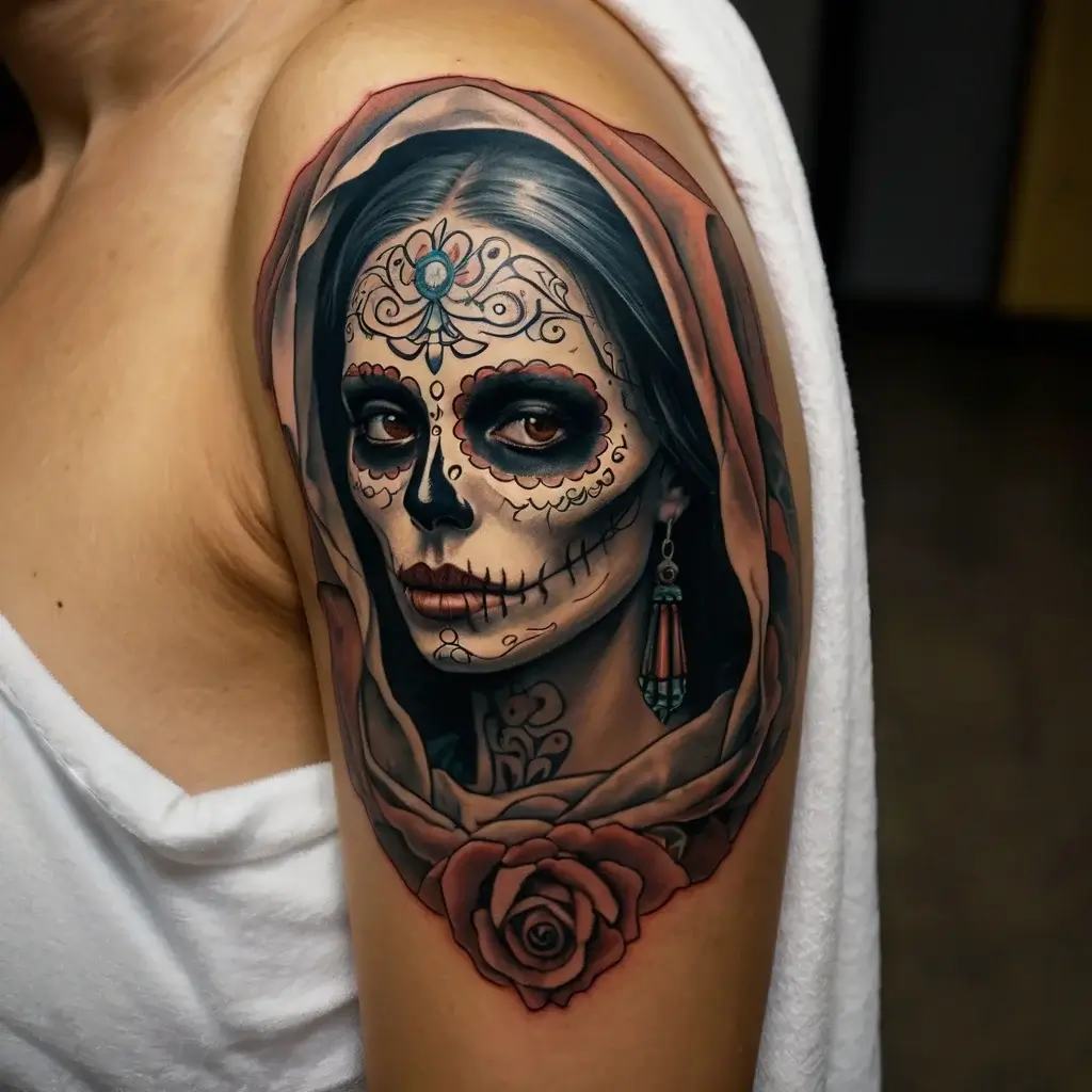 la santa muerte tattoos (109)