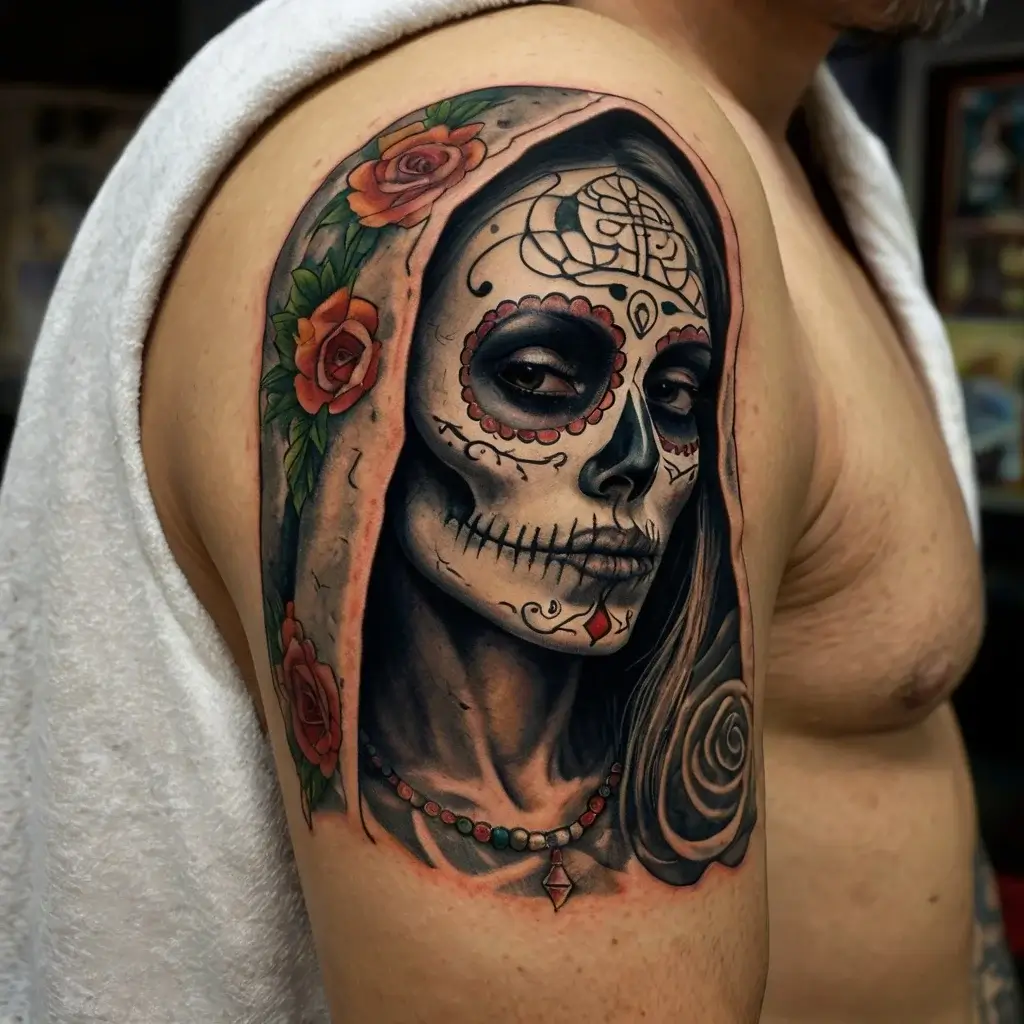 la santa muerte tattoos (111)