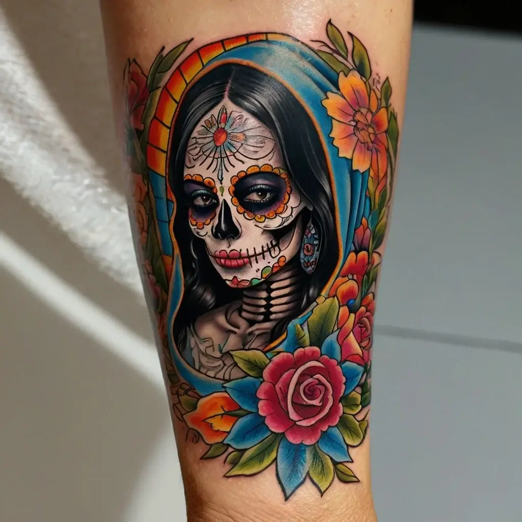 la santa muerte tattoos (12)