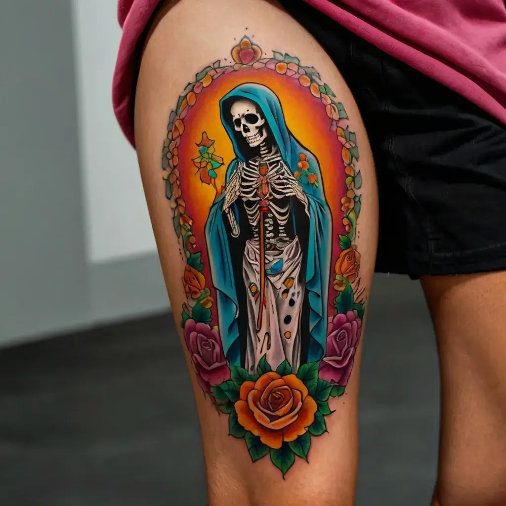 la santa muerte tattoos (14)