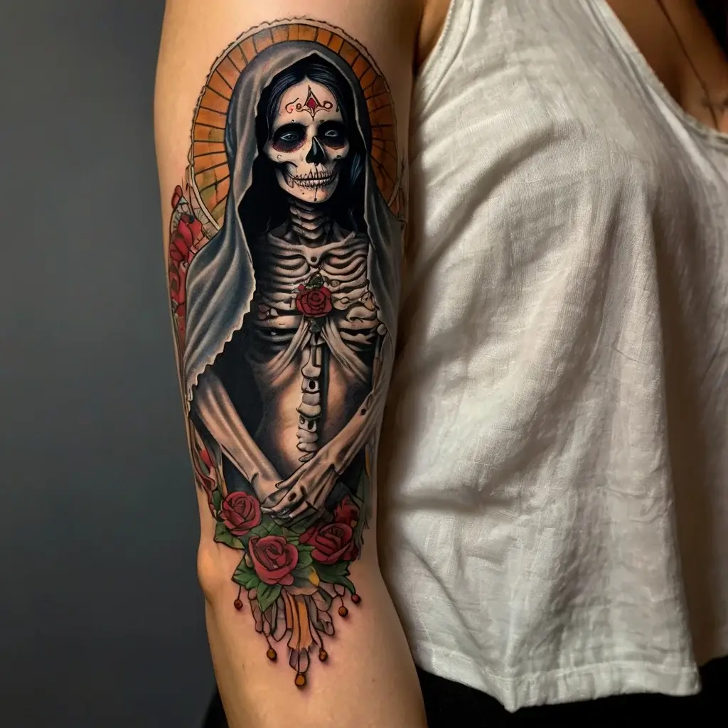 la santa muerte tattoos (35)