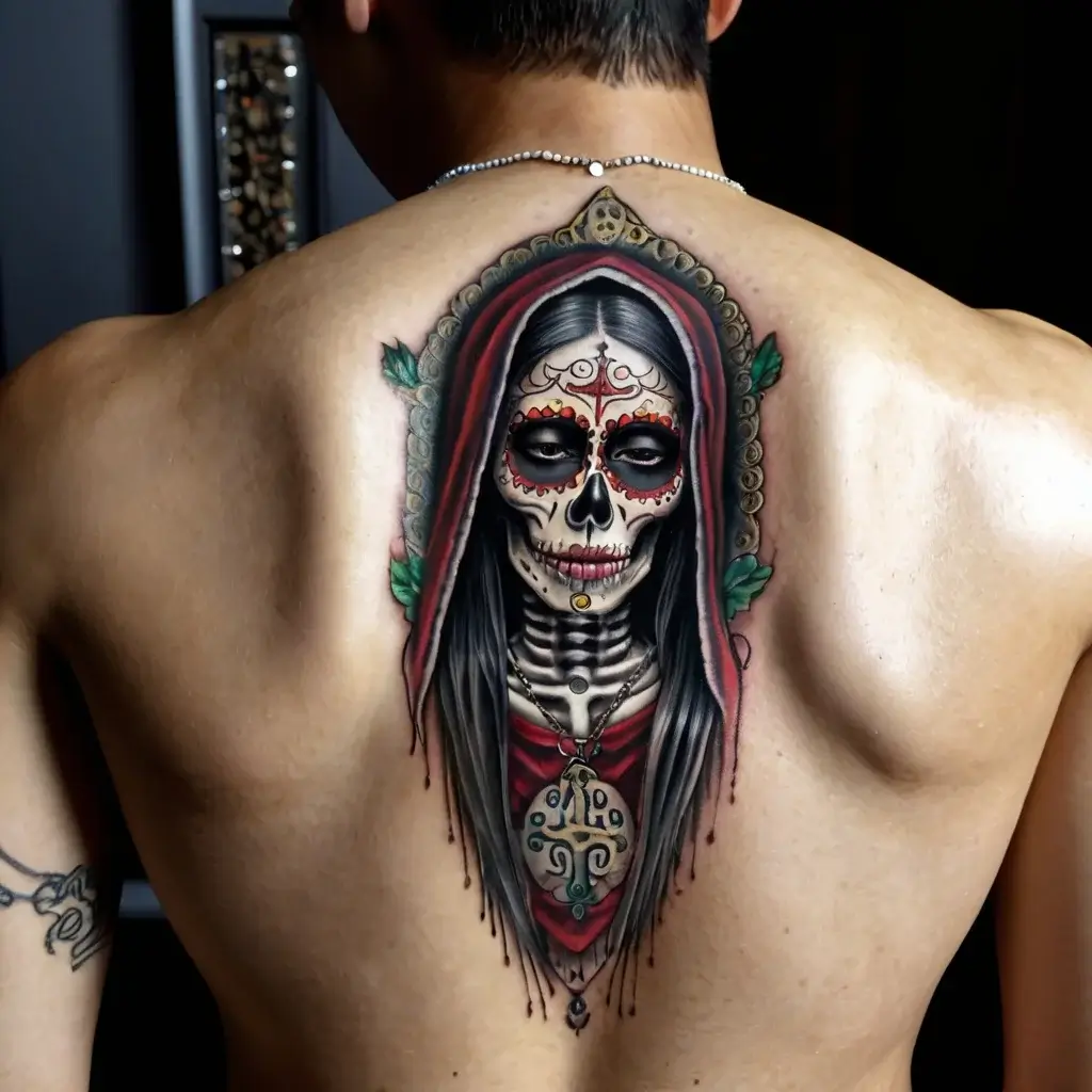 la santa muerte tattoos (36)