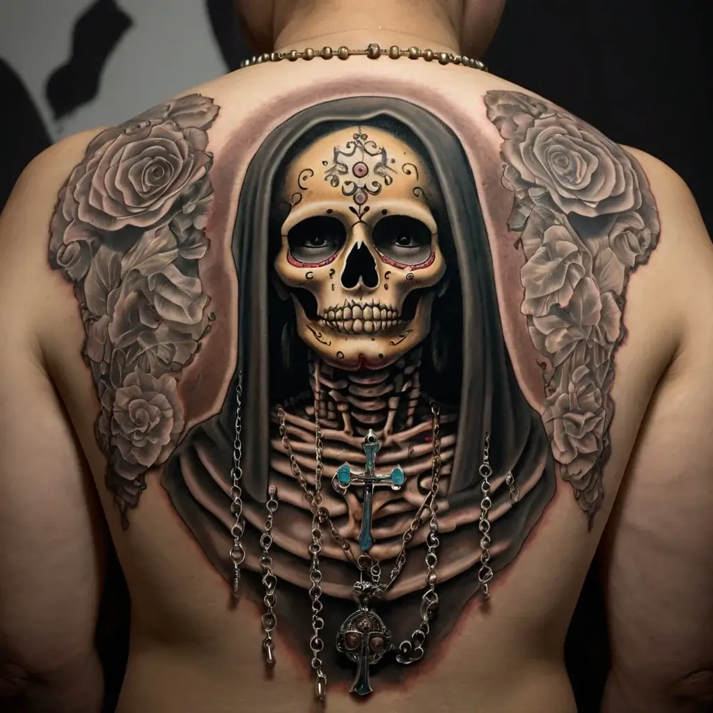 la santa muerte tattoos (37)