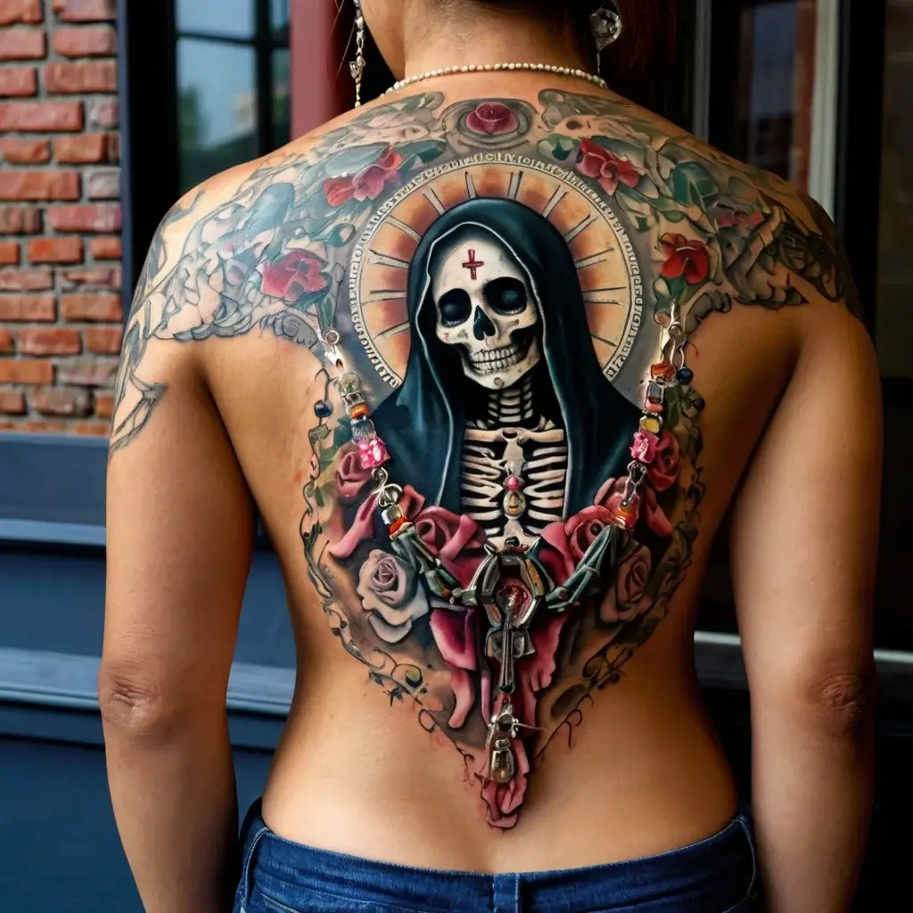 la santa muerte tattoos (38)