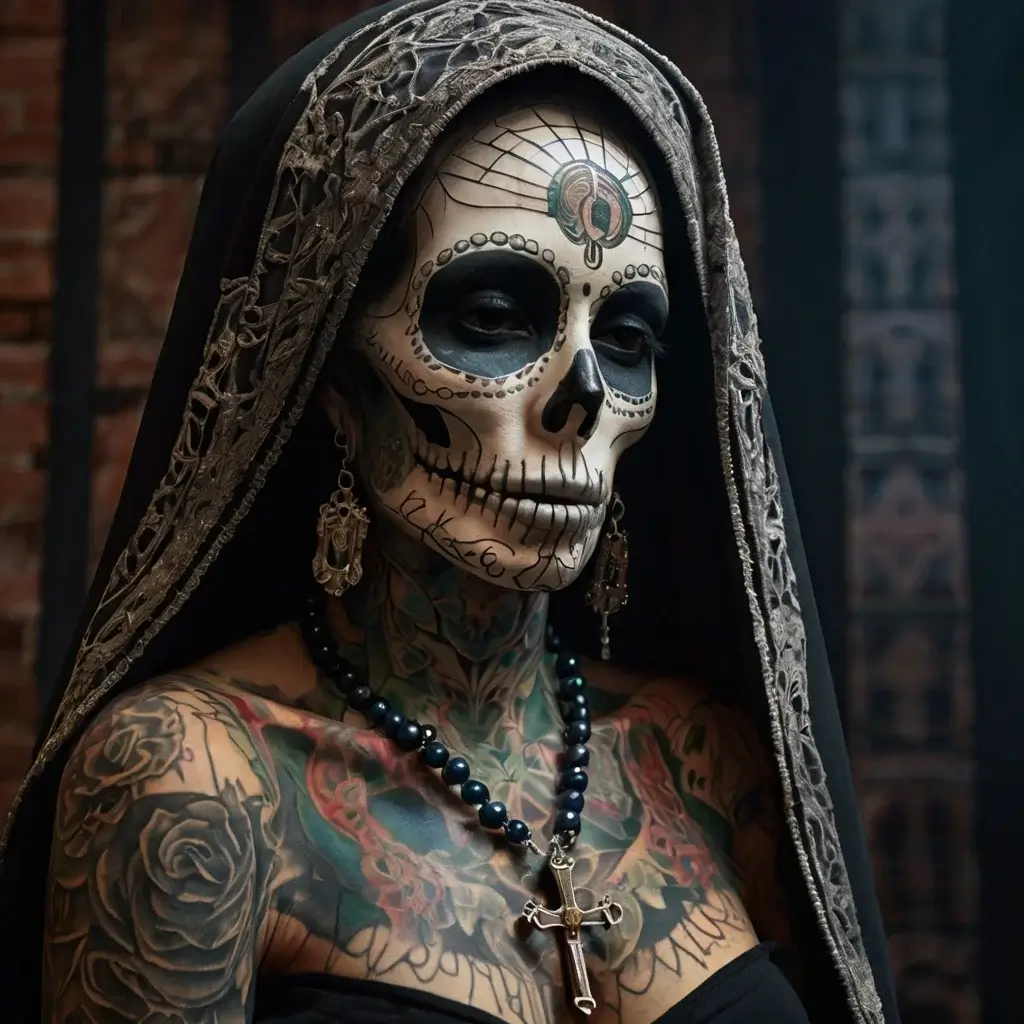 la santa muerte tattoos (39)