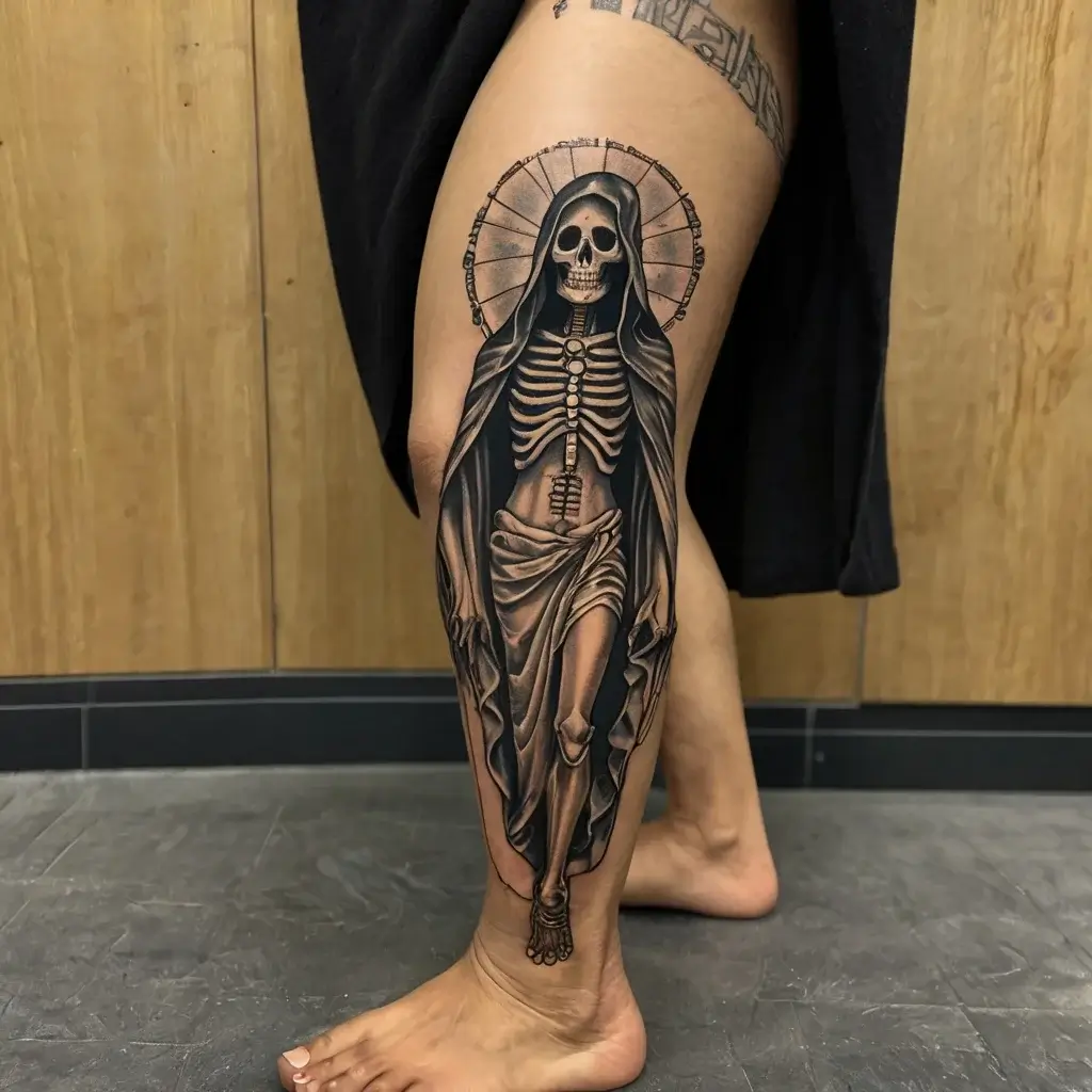 la santa muerte tattoos (43)