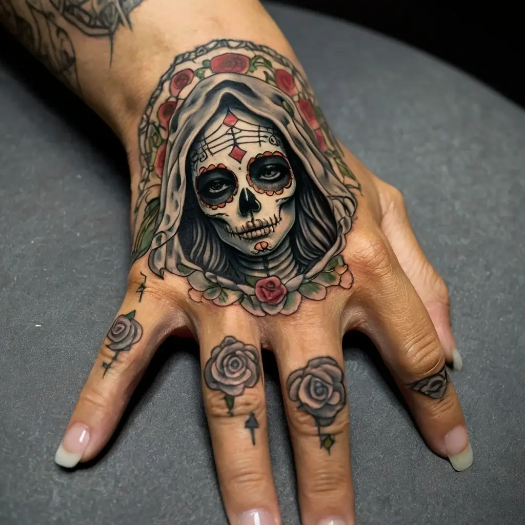 la santa muerte tattoos (45)