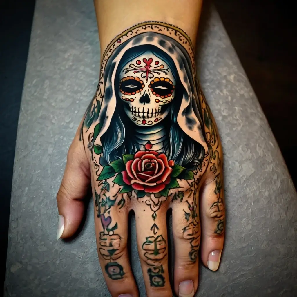 la santa muerte tattoos (46)