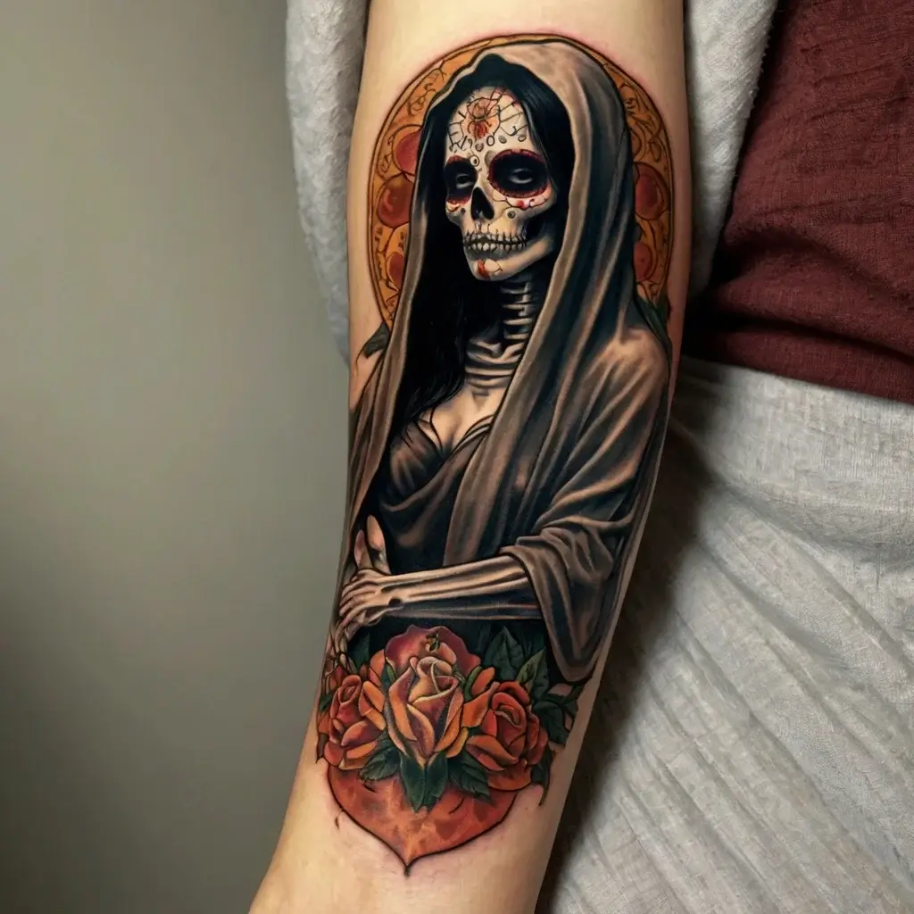 la santa muerte tattoos (47)