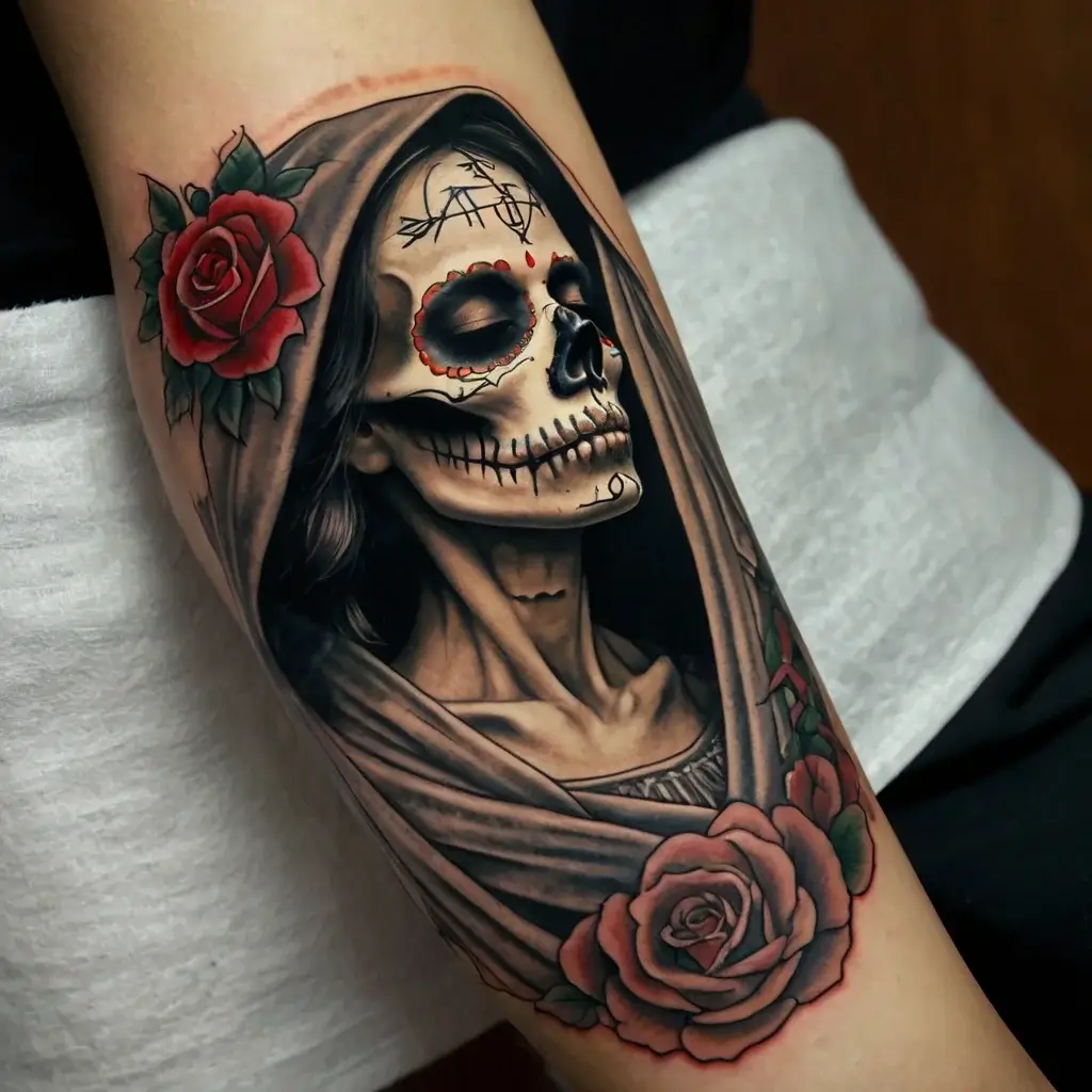 la santa muerte tattoos (49)