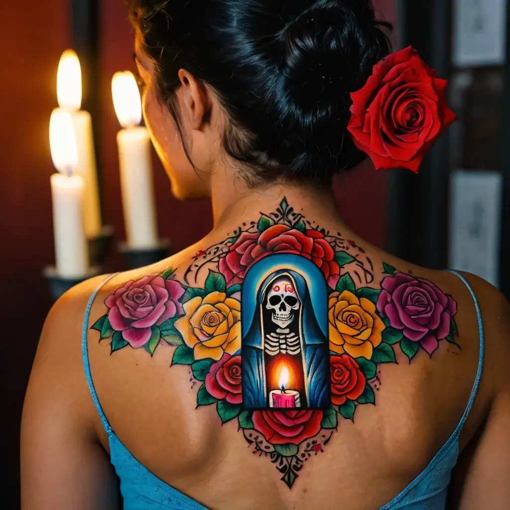 la santa muerte tattoos (5)