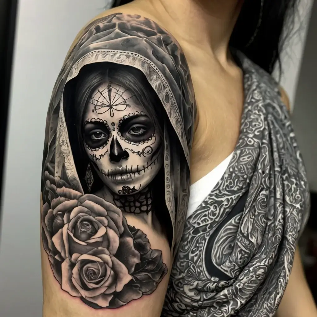 la santa muerte tattoos (52)