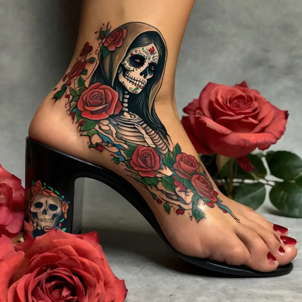 la santa muerte tattoos (53)