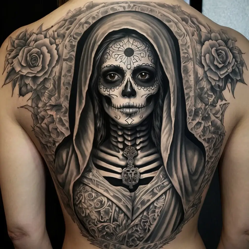 la santa muerte tattoos (55)