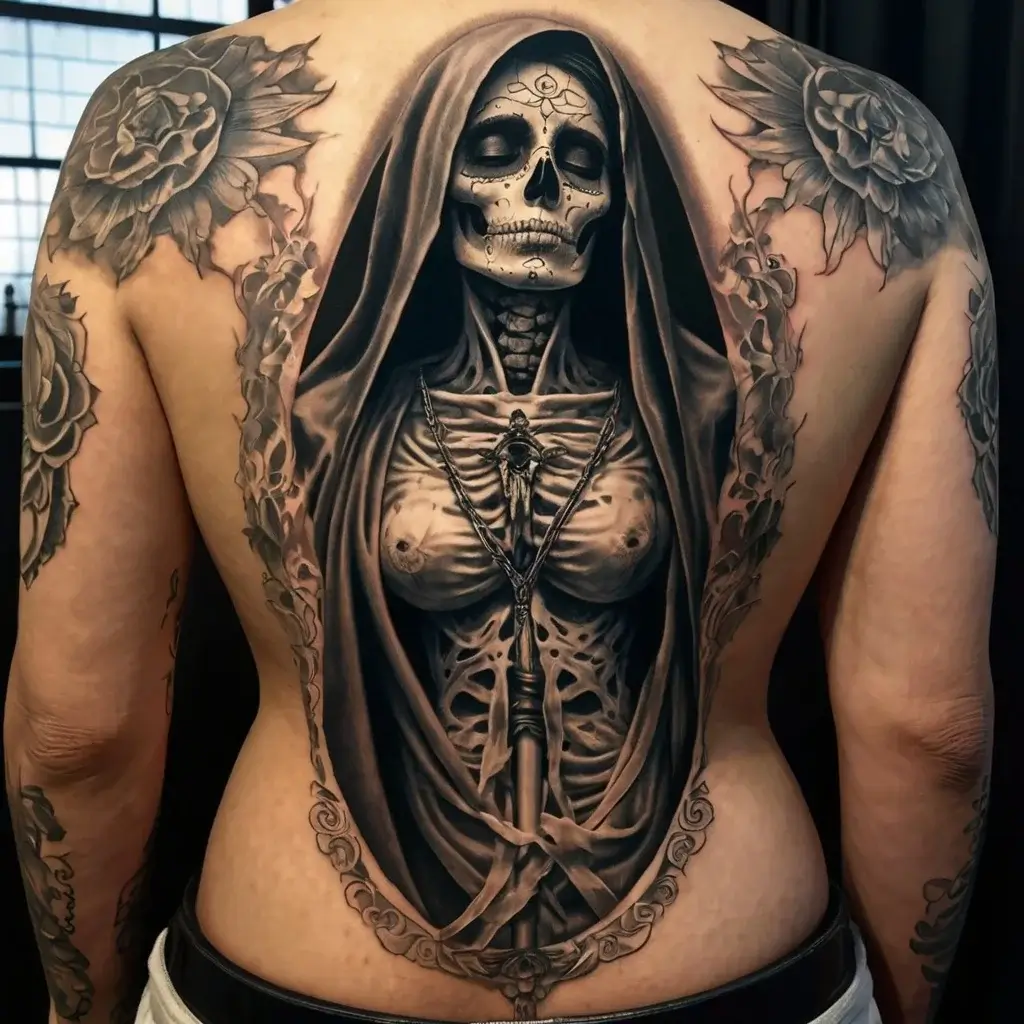 la santa muerte tattoos (57)