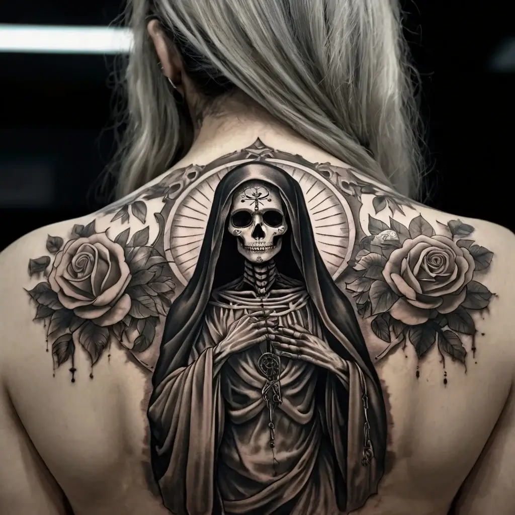 la santa muerte tattoos (58)