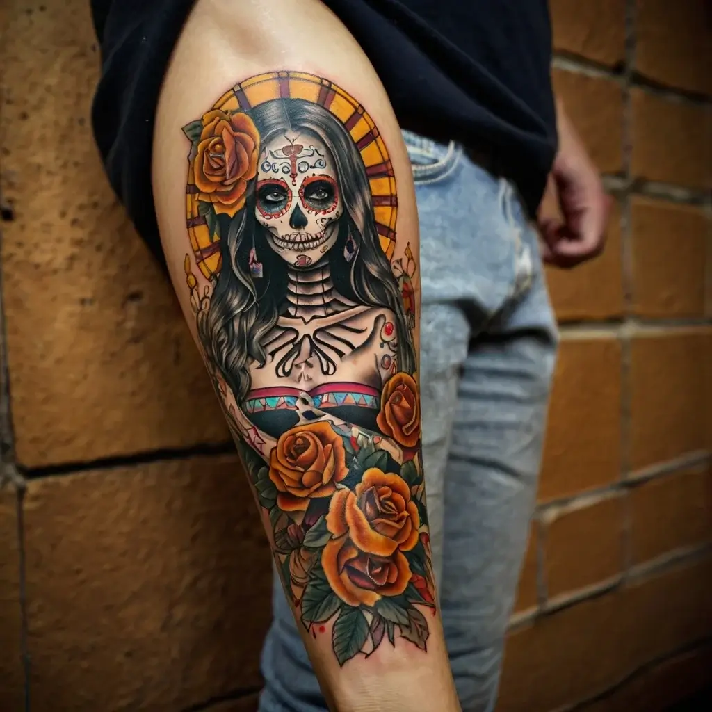 la santa muerte tattoos (64)