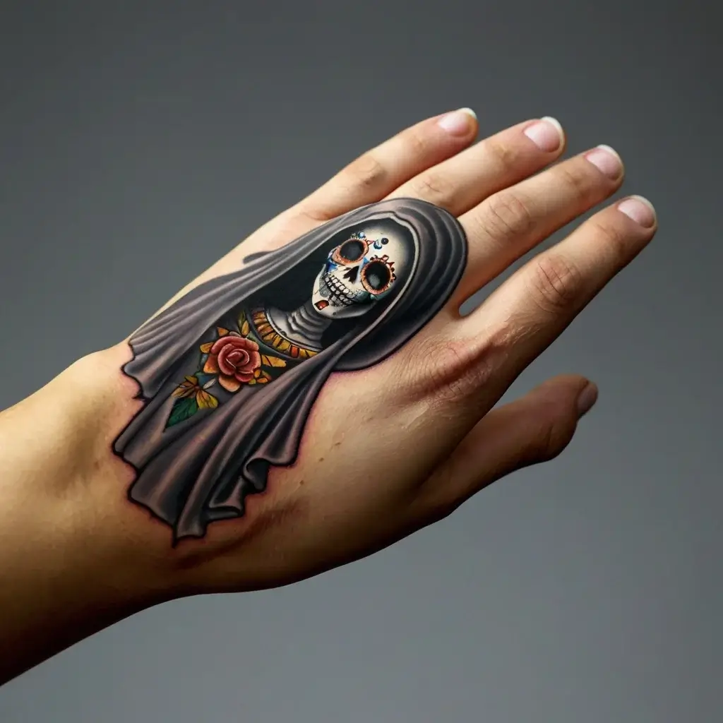 la santa muerte tattoos (65)