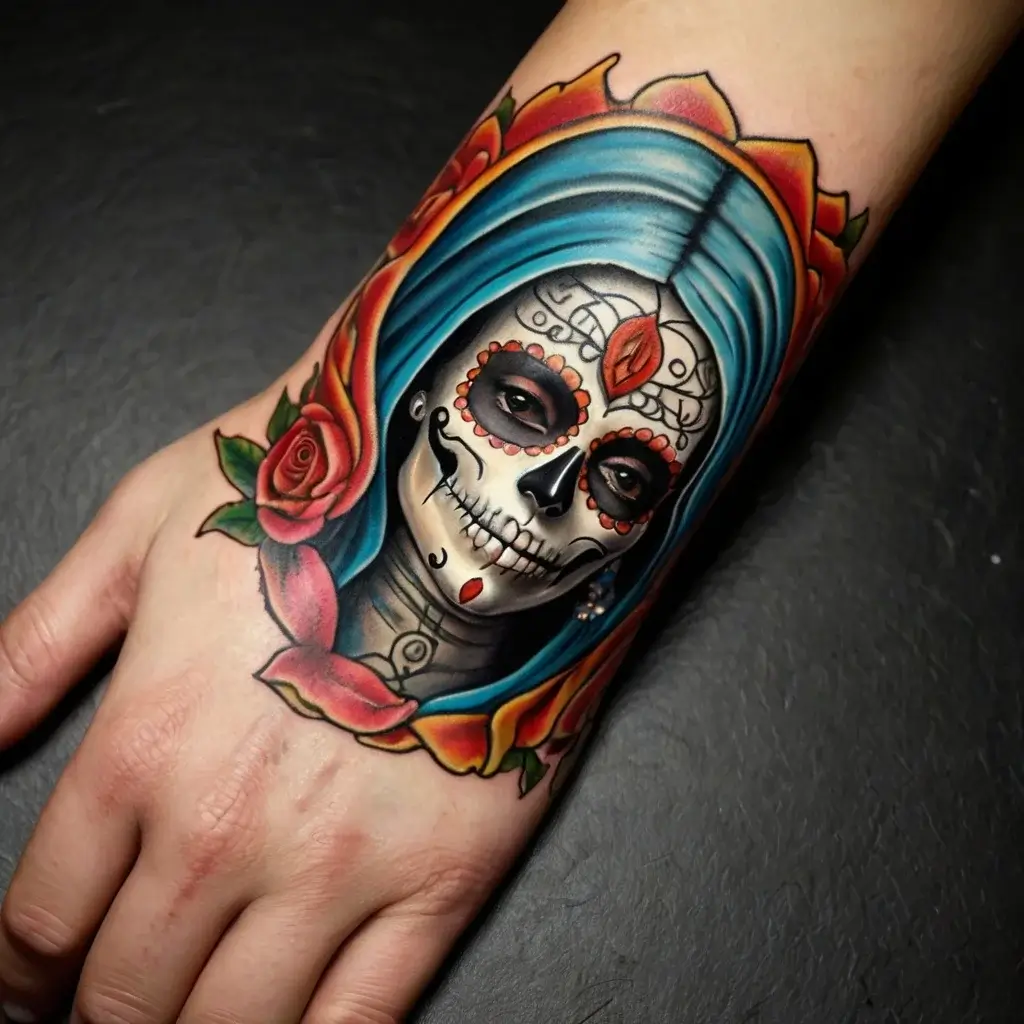 la santa muerte tattoos (66)