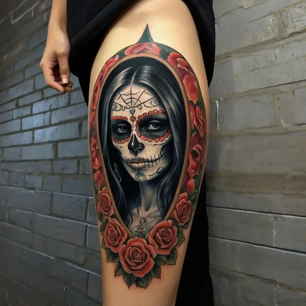 la santa muerte tattoos (68)