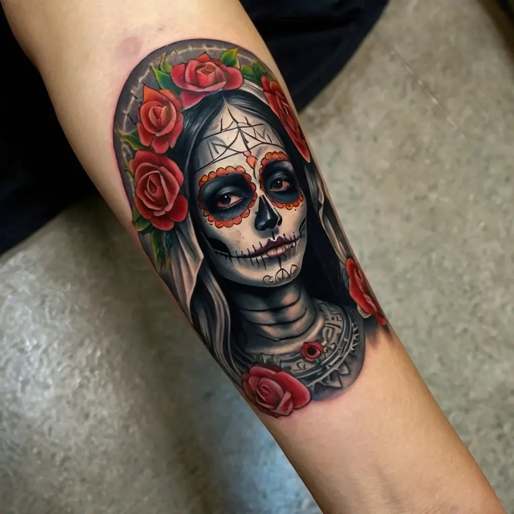 la santa muerte tattoos (71)