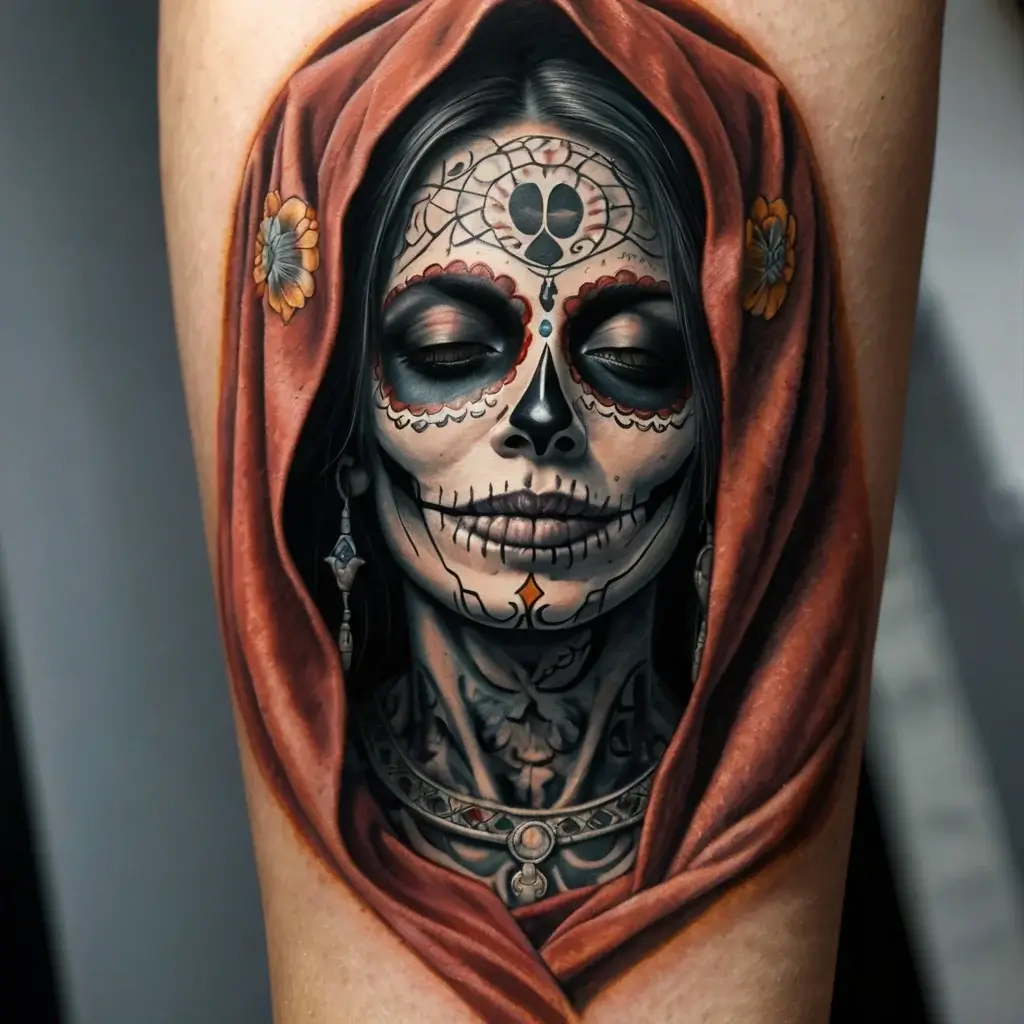 la santa muerte tattoos (72)