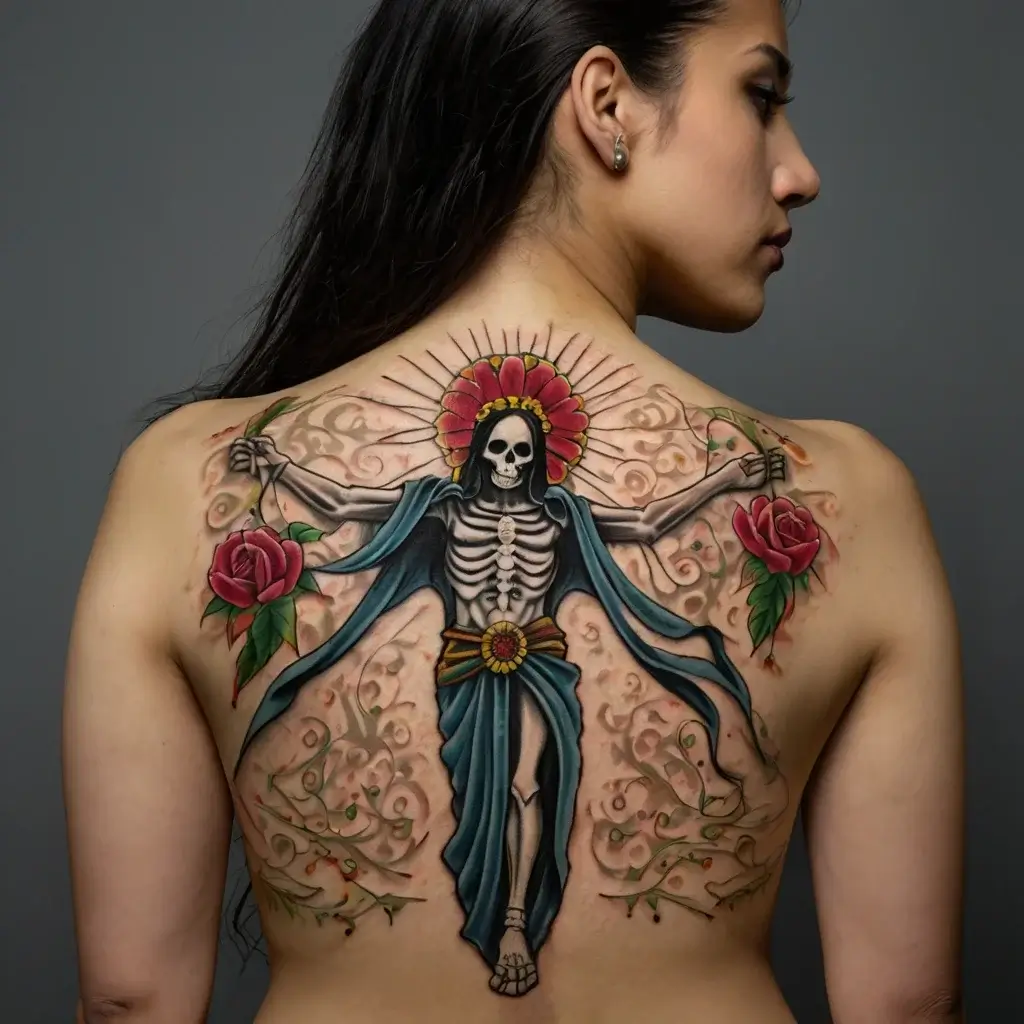 la santa muerte tattoos (78)