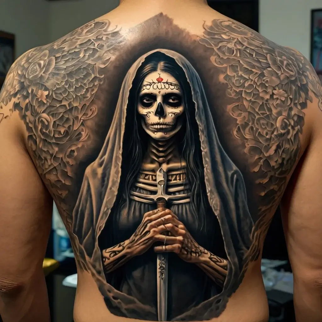 la santa muerte tattoos (79)