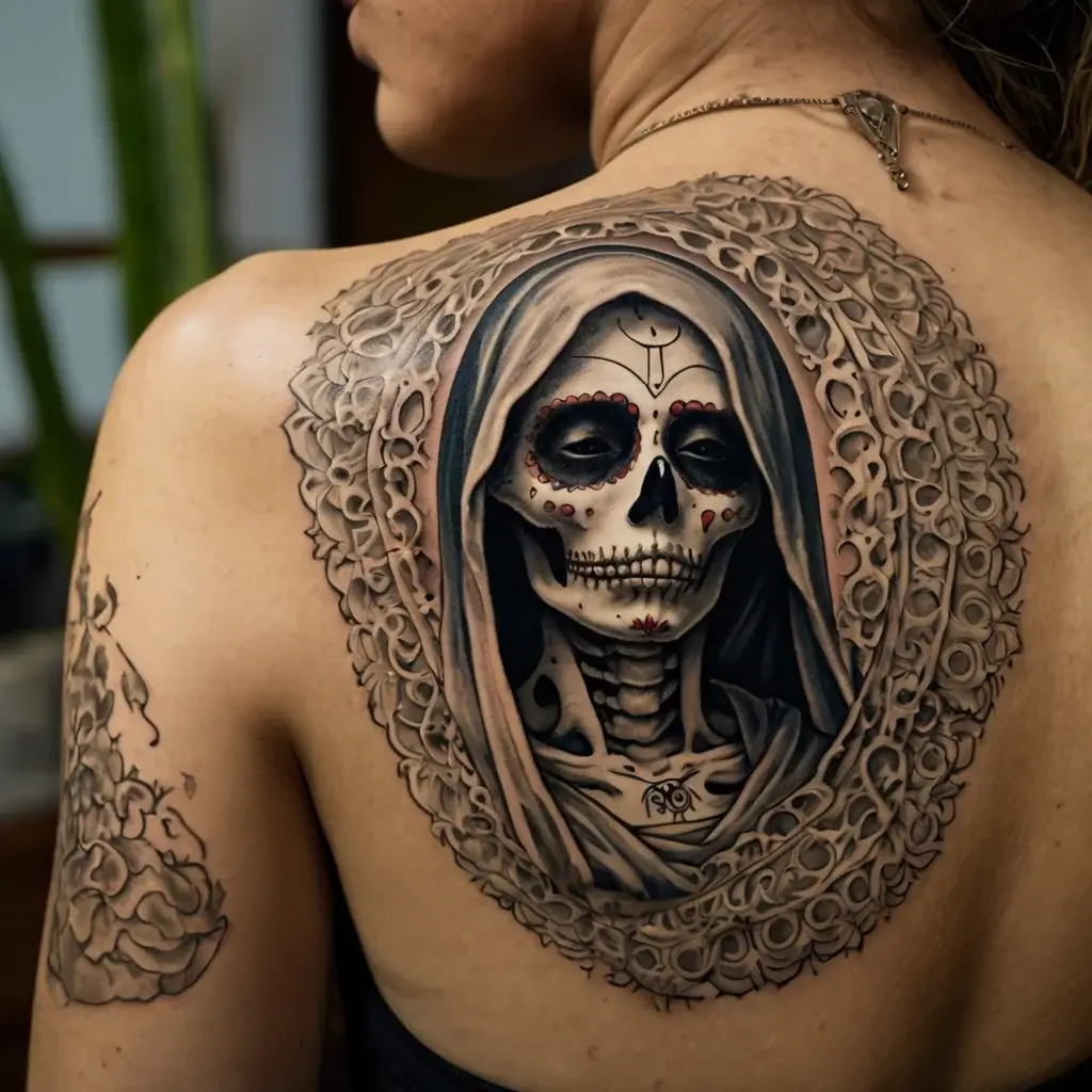 la santa muerte tattoos (80)