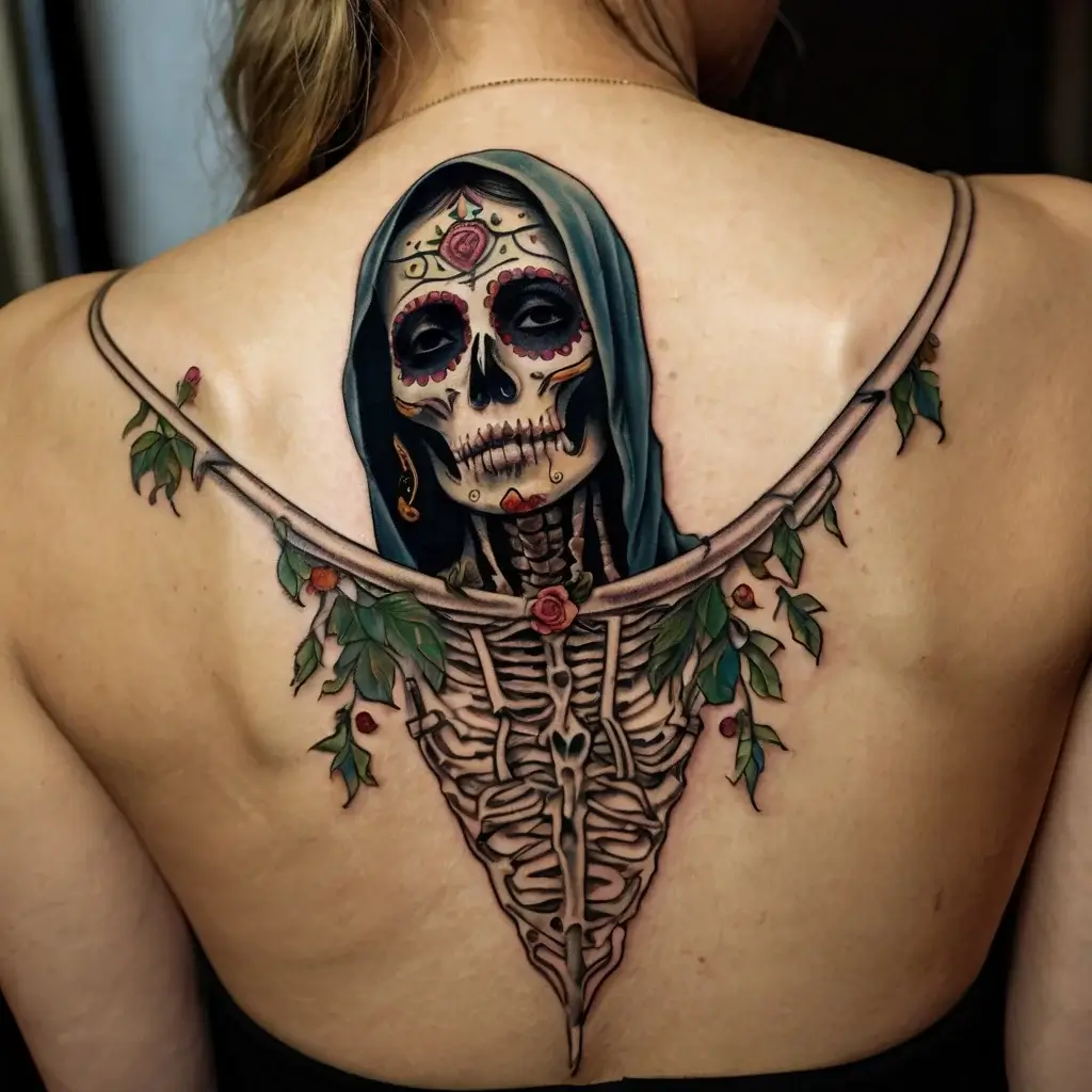 la santa muerte tattoos (81)