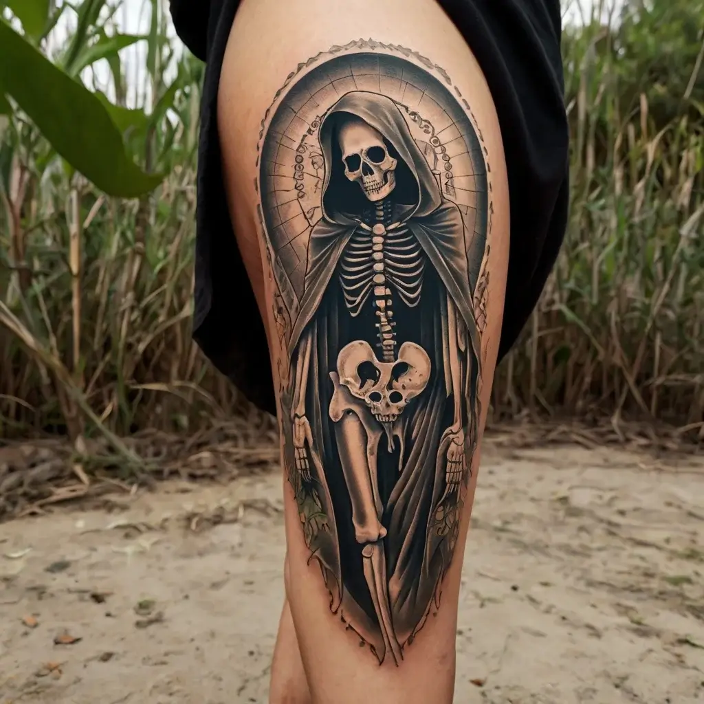 la santa muerte tattoos (85)