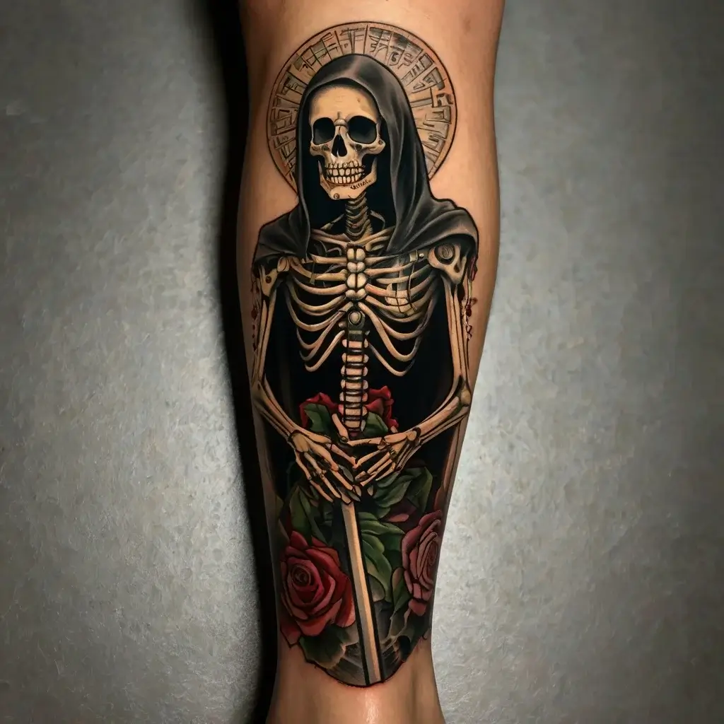 la santa muerte tattoos (87)