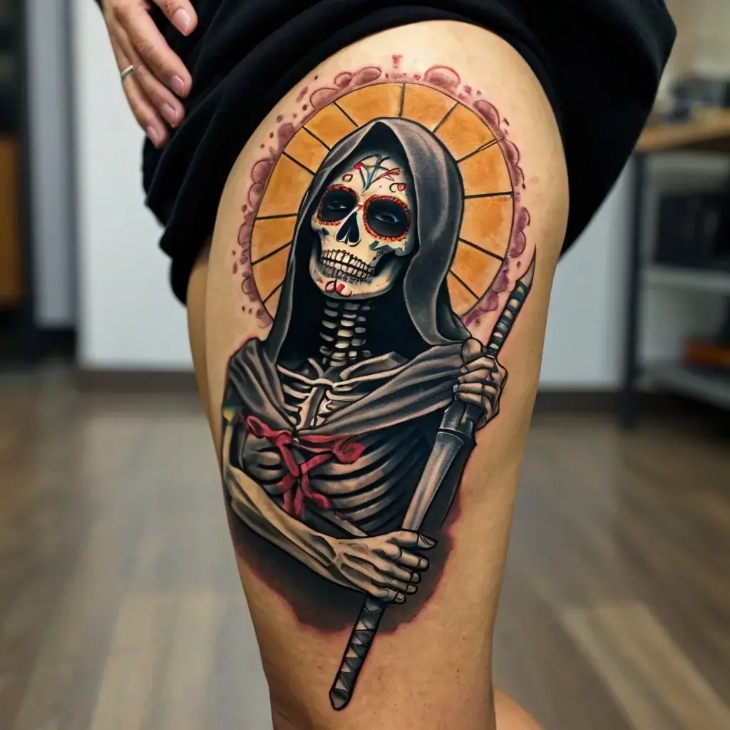 la santa muerte tattoos (89)