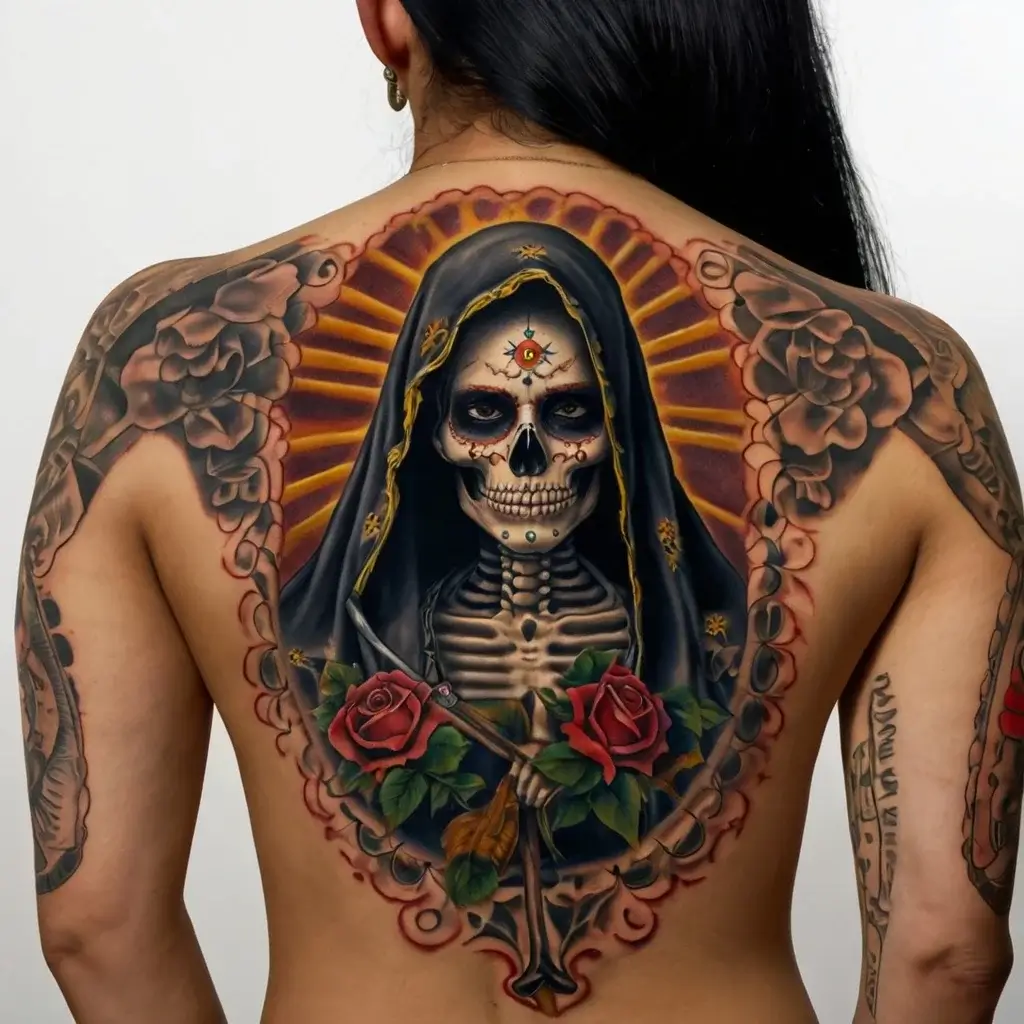 la santa muerte tattoos (96)